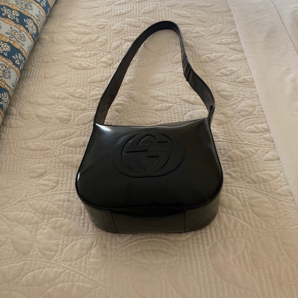 GUCCI Black Leather Purse. Excellent Condition!